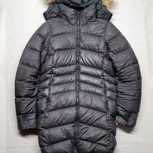 Marmot fleece lined coat  women's small